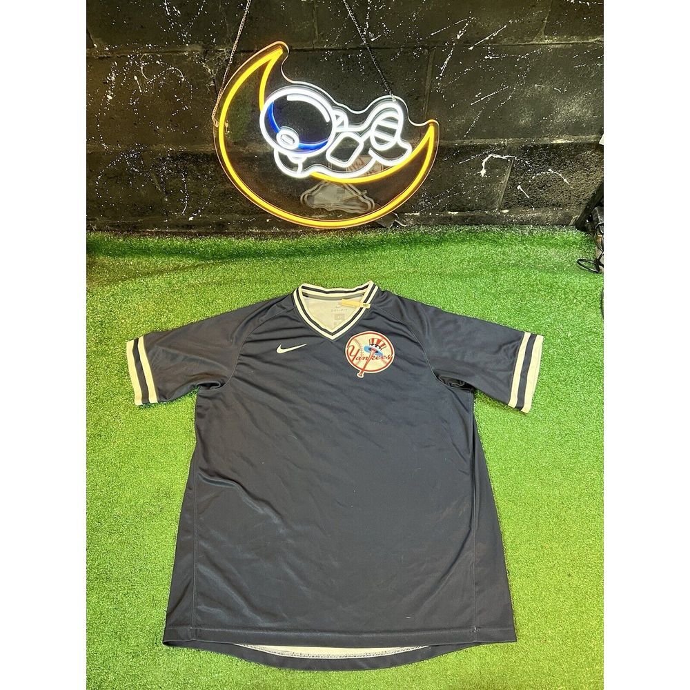 Nike Navy and Gray Men's Jersey